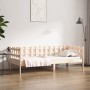 Sofá cama madera maciza de pino 80x200 cm