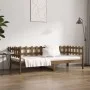 Sofá cama madera maciza de pino marrón miel 90x200 cm de vidaXL, Camas y somieres - Ref: Foro24-820759, Precio: 80,14 €, Desc...