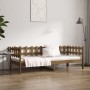 Sofá cama madera maciza de pino marrón miel 90x200 cm de vidaXL, Camas y somieres - Ref: Foro24-820759, Precio: 95,23 €, Desc...
