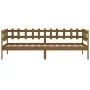 Sofá cama madera maciza de pino marrón miel 90x200 cm de vidaXL, Camas y somieres - Ref: Foro24-820759, Precio: 80,14 €, Desc...