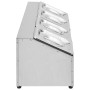 Gastronorm-Tablettträger mit 4 1/6 Edelstahltabletts von vidaXL, Behälter für Küchenutensilien - Ref: Foro24-51221, Preis: 90...