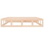 Small double bed frame solid wood 135x190 cm by vidaXL, Beds and slatted bases - Ref: Foro24-820836, Price: 113,58 €, Discoun...