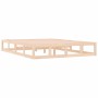 Solid wood double bed frame 140x190 cm by vidaXL, Beds and slatted bases - Ref: Foro24-820841, Price: 115,40 €, Discount: %
