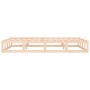 Solid wood double bed frame 140x190 cm by vidaXL, Beds and slatted bases - Ref: Foro24-820841, Price: 115,40 €, Discount: %