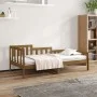 Honigbraunes Schlafsofa aus massivem Kiefernholz, 90 x 190 cm von vidaXL, Betten und Lattenroste - Ref: Foro24-820734, Preis:...