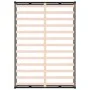 Black solid wood bed frame 140x190 cm by vidaXL, Beds and slatted bases - Ref: Foro24-820845, Price: 133,72 €, Discount: %