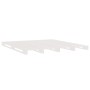 Massives Palettenbett aus weißem Kiefernholz, 200 x 200 cm von vidaXL, Betten und Lattenroste - Ref: Foro24-821413, Preis: 15...