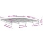 Massives Palettenbett aus weißem Kiefernholz, 200 x 200 cm von vidaXL, Betten und Lattenroste - Ref: Foro24-821413, Preis: 15...