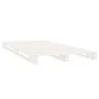 Cama de palets madera maciza de pino blanco 90x200 cm de vidaXL, Camas y somieres - Ref: Foro24-821378, Precio: 112,57 €, Des...