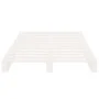 Cama de palets madera maciza de pino blanco 90x200 cm de vidaXL, Camas y somieres - Ref: Foro24-821378, Precio: 112,57 €, Des...