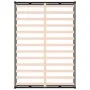 Schwarzer Massivholzbettrahmen 160x200 cm von vidaXL, Betten und Lattenroste - Ref: Foro24-820810, Preis: 121,79 €, Rabatt: %