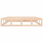 Estructura de cama de madera maciza 160x200 cm de vidaXL, Camas y somieres - Ref: Foro24-820806, Precio: 125,27 €, Descuento: %