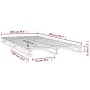 Solid gray pine wood pallet bed 100x200 cm by vidaXL, Beds and slatted bases - Ref: Foro24-821384, Price: 136,74 €, Discount: %