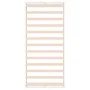 White solid wood bed frame 90x200 cm by vidaXL, Beds and slatted bases - Ref: Foro24-820782, Price: 82,53 €, Discount: %