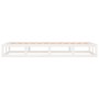 Weißer Massivholzbettrahmen 90x200 cm von vidaXL, Betten und Lattenroste - Ref: Foro24-820782, Preis: 103,89 €, Rabatt: %