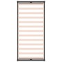 Estructura de cama de madera maciza negra 90x200 cm de vidaXL, Camas y somieres - Ref: Foro24-820785, Precio: 104,01 €, Descu...