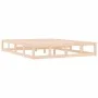 Estructura de cama de madera maciza 200x200 cm de vidaXL, Camas y somieres - Ref: Foro24-820816, Precio: 97,72 €, Descuento: %