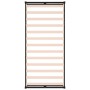 Estructura cama madera maciza individual negro 75x190 cm de vidaXL, Camas y somieres - Ref: Foro24-820825, Precio: 96,88 €, D...