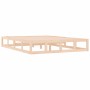 Small solid wood double bed frame 120x190 cm by vidaXL, Beds and slatted bases - Ref: Foro24-820831, Price: 109,66 €, Discoun...