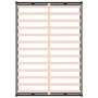 Black solid wood bed frame 200x200 cm by vidaXL, Beds and slatted bases - Ref: Foro24-820820, Price: 158,91 €, Discount: %