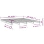 Cama de palets madera maciza pino blanca King Size 150x200 cm de vidaXL, Camas y somieres - Ref: Foro24-821398, Precio: 164,8...