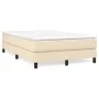 Cream fabric bed frame 120x200 cm by vidaXL, Beds and slatted bases - Ref: Foro24-3120505, Price: 95,15 €, Discount: %