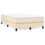 Estructura de cama de tela color crema 120x200 cm de vidaXL, Camas y somieres - Ref: Foro24-3120505, Precio: 98,06 €