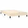 Cream fabric bed frame 120x200 cm by vidaXL, Beds and slatted bases - Ref: Foro24-3120505, Price: 95,15 €, Discount: %