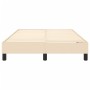 Estructura de cama de tela color crema 120x200 cm de vidaXL, Camas y somieres - Ref: Foro24-3120505, Precio: 98,06 €