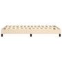Estructura de cama de tela color crema 120x200 cm de vidaXL, Camas y somieres - Ref: Foro24-3120505, Precio: 98,06 €