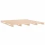 Palettenbett aus massivem Kiefernholz, 140 x 190 cm von vidaXL, Betten und Lattenroste - Ref: Foro24-821437, Preis: 147,58 €,...