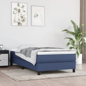 Blauer Stoffbettrahmen 80x200 cm von vidaXL, Betten und Lattenroste - Ref: Foro24-3120474, Preis: 82,78 €, Rabatt: %