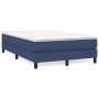 Estructura de cama de tela azul 120x200 cm