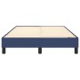 Estructura de cama de tela azul 120x200 cm