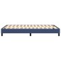Estructura de cama de tela azul 120x200 cm