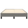 Estructura de cama de tela gris oscuro 120x200 cm de vidaXL, Camas y somieres - Ref: Foro24-3120501, Precio: 121,31 €