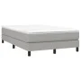 Light gray fabric bed frame 120x200 cm by vidaXL, Beds and slatted bases - Ref: Foro24-3120500, Price: 95,49 €, Discount: %