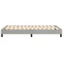 Light gray fabric bed frame 120x200 cm by vidaXL, Beds and slatted bases - Ref: Foro24-3120500, Price: 95,49 €, Discount: %