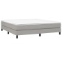 Estructura de cama tela gris claro 160x200 cm de vidaXL, Camas y somieres - Ref: Foro24-3120524, Precio: 112,45 €, Descuento: %