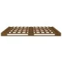 Camas de palets madera maciza pino marrón miel 140x190 cm de vidaXL, Camas y somieres - Ref: Foro24-821440, Precio: 198,63 €,...