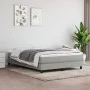 Hellgrauer Stoffbettrahmen 140x190 cm von vidaXL, Betten und Lattenroste - Ref: Foro24-3120508, Preis: 99,89 €, Rabatt: %