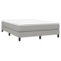Light gray fabric bed frame 140x190 cm by vidaXL, Beds and slatted bases - Ref: Foro24-3120508, Price: 102,92 €, Discount: %