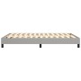 Light gray fabric bed frame 140x190 cm by vidaXL, Beds and slatted bases - Ref: Foro24-3120508, Price: 102,92 €, Discount: %