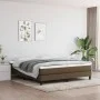 Estructura de cama de tela marrón 160x200 cm de vidaXL, Camas y somieres - Ref: Foro24-3120527, Precio: 123,81 €, Descuento: %