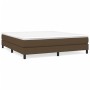 Bettgestell aus braunem Stoff, 160 x 200 cm von vidaXL, Betten und Lattenroste - Ref: Foro24-3120527, Preis: 129,30 €, Rabatt: %