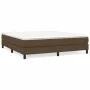 Brown fabric bed frame 160x200 cm by vidaXL, Beds and slatted bases - Ref: Foro24-3120527, Price: 123,96 €, Discount: %