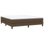 Bettgestell aus braunem Stoff, 160 x 200 cm von vidaXL, Betten und Lattenroste - Ref: Foro24-3120527, Preis: 129,30 €, Rabatt: %