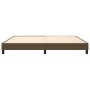 Dark brown fabric bed frame 200x200 cm by vidaXL, Beds and slatted bases - Ref: Foro24-3120543, Price: 115,00 €, Discount: %