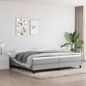Light gray fabric bed frame 200x200 cm by vidaXL, Beds and slatted bases - Ref: Foro24-3120540, Price: 117,27 €, Discount: %