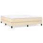 Estructura de cama tela color crema 180x200 cm de vidaXL, Camas y somieres - Ref: Foro24-3120537, Precio: 113,57 €, Descuento: %
